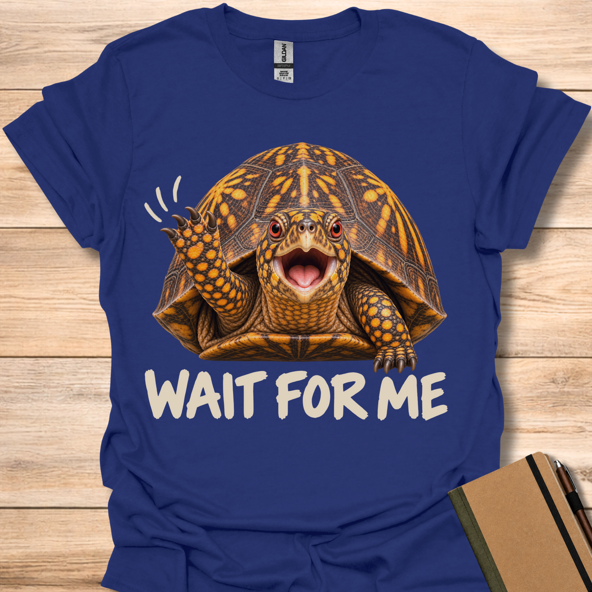 Wait For Me Turtle - Navy