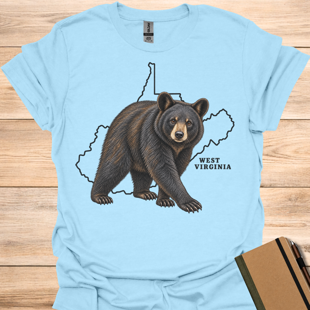 West Virginia Black Bear - Light Blue