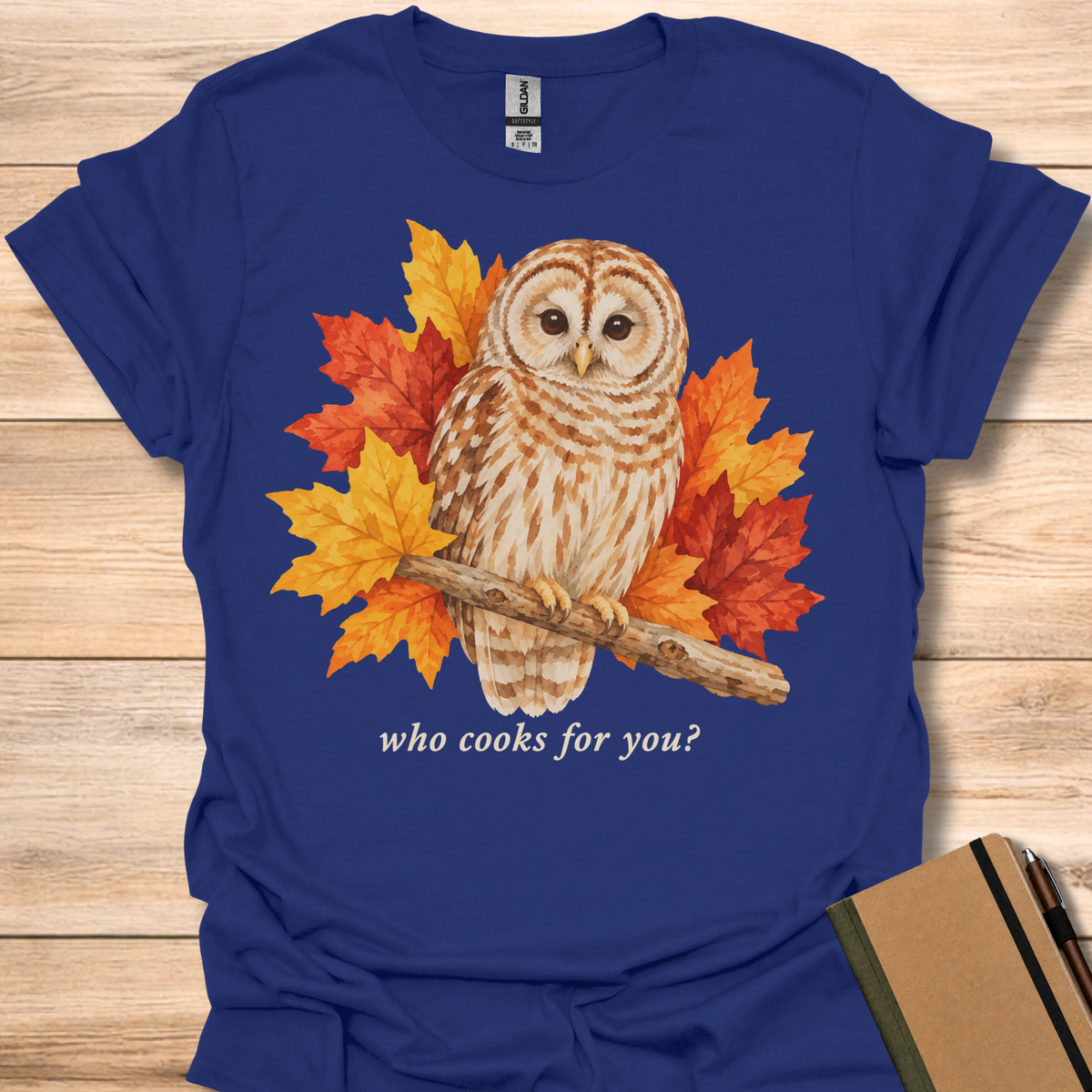 Who Cooks For You Owl - Navy