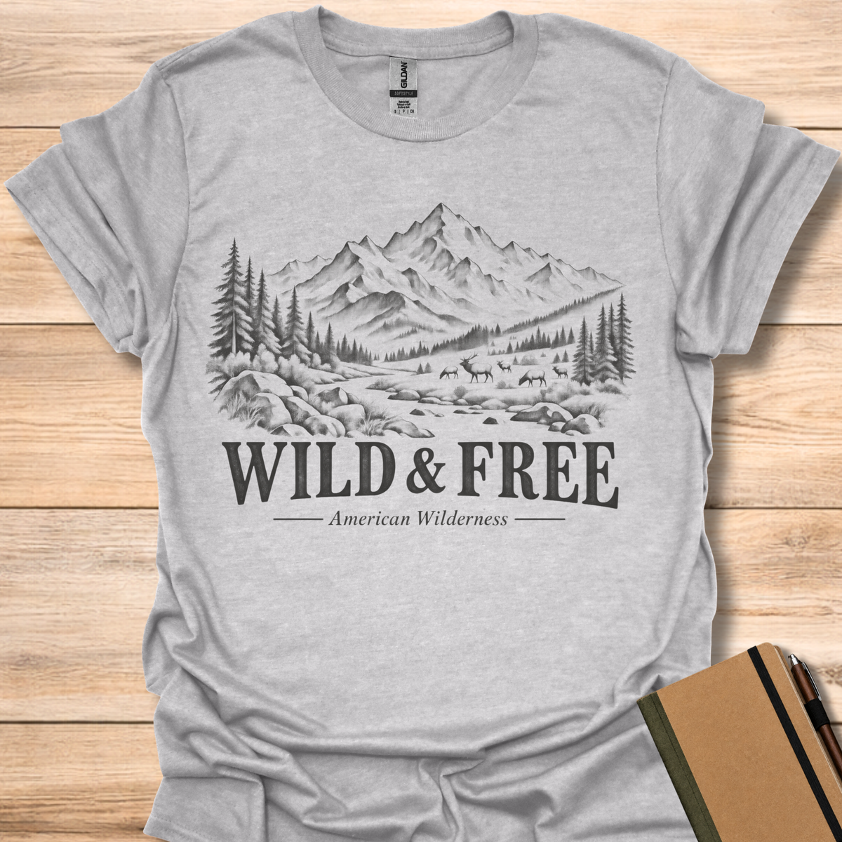 Wild & Free American Wilderness - Sport Grey