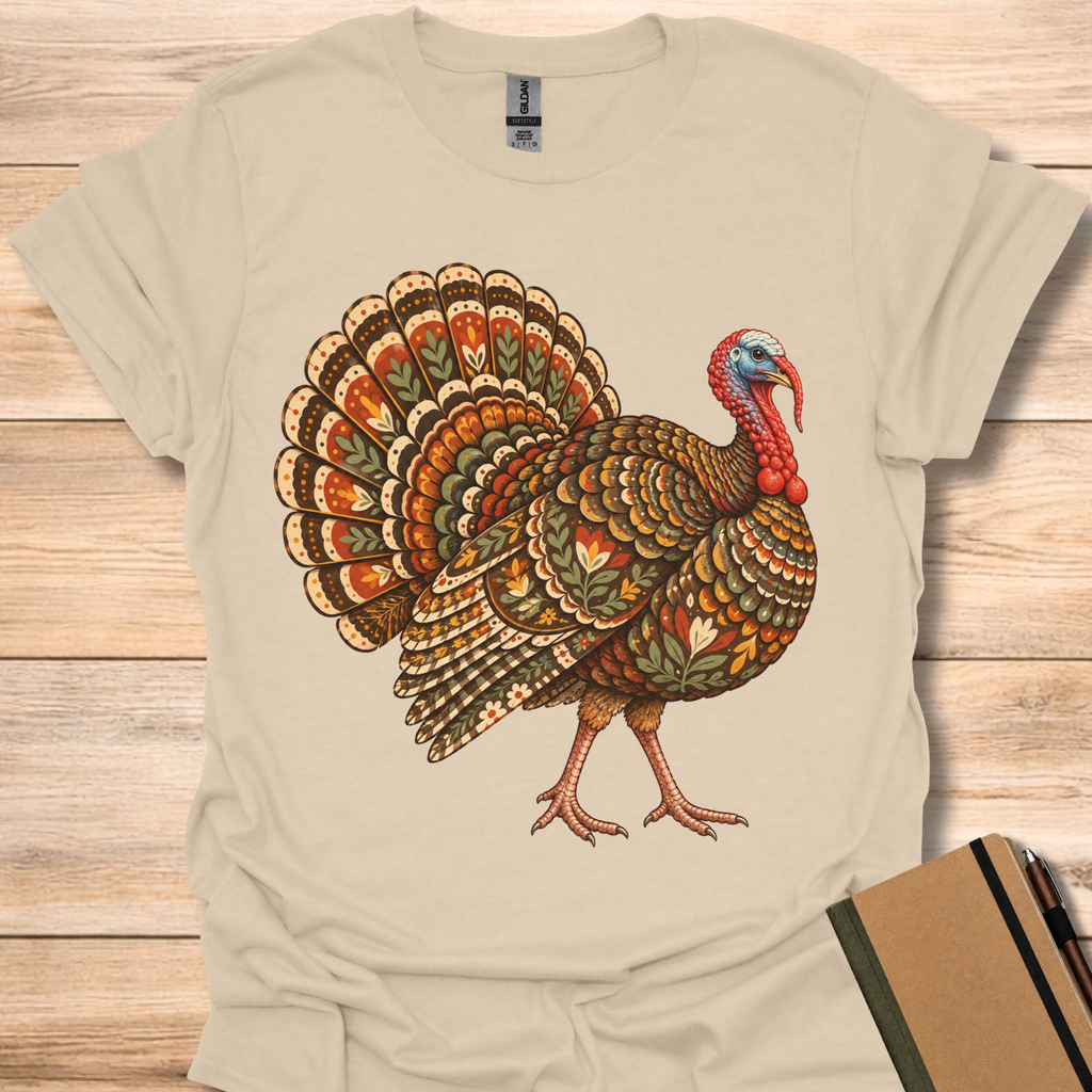 Wild Turkey Folk Art - Sand