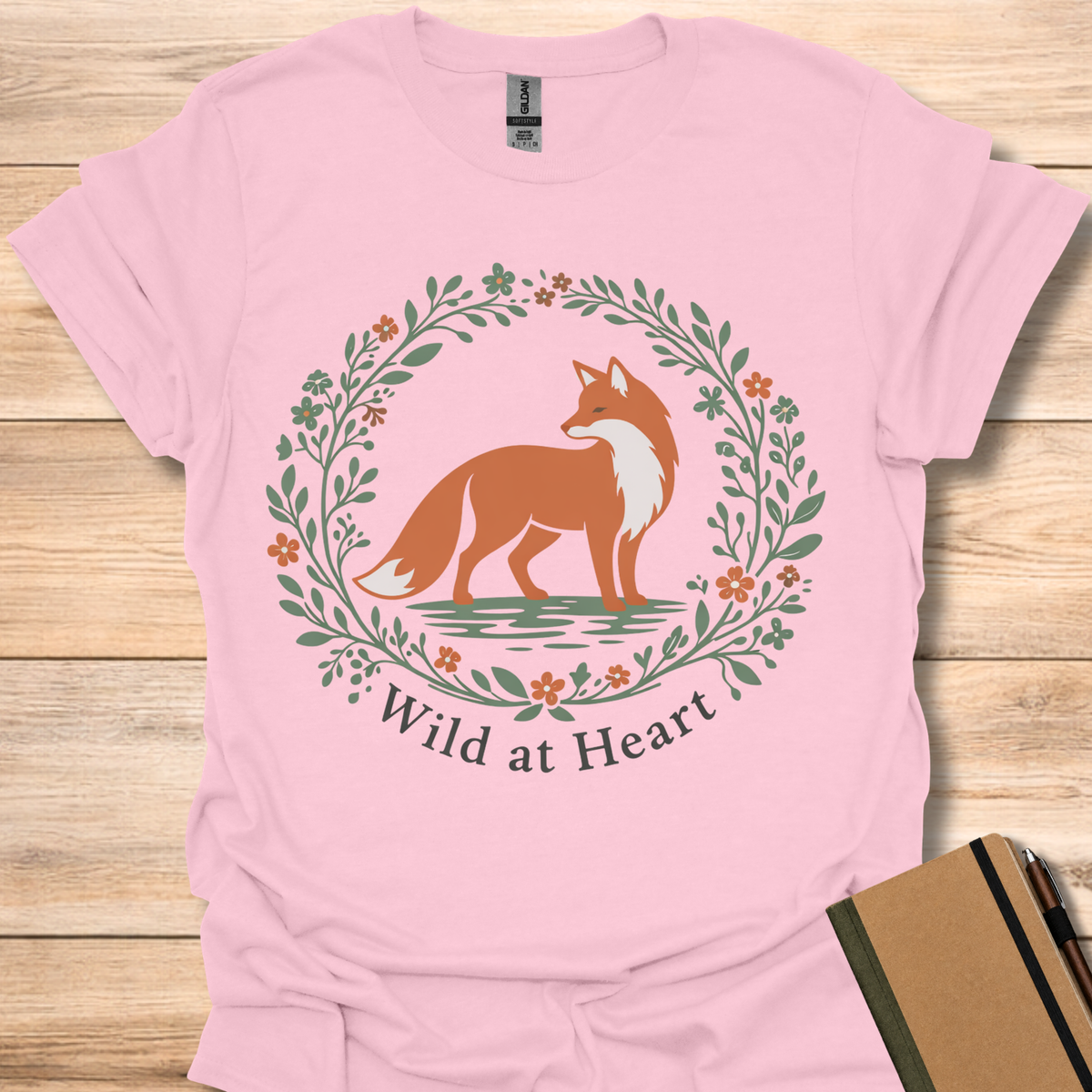 Wild at Heart Fox - Light Pink
