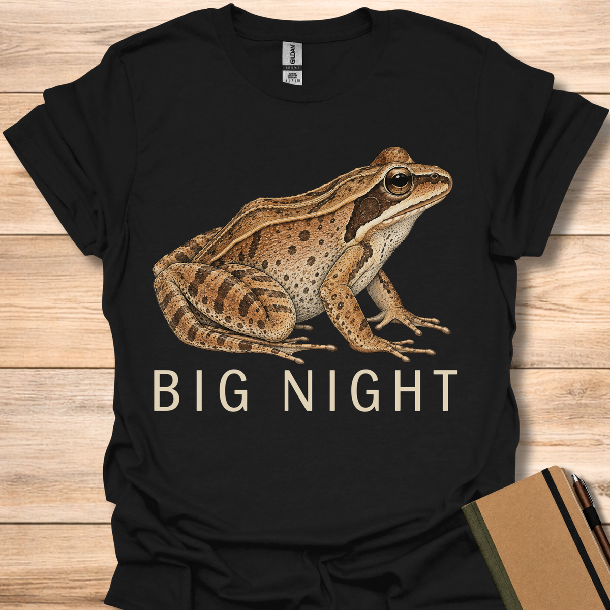 Wood Frog Big Night - Black