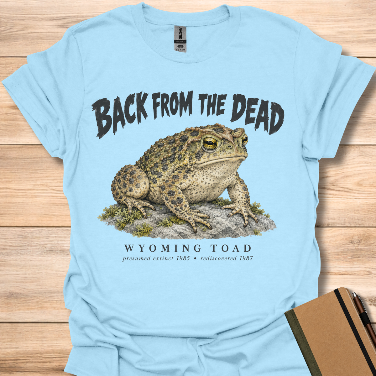Wyoming Toad Back From The Dead - Light Blue