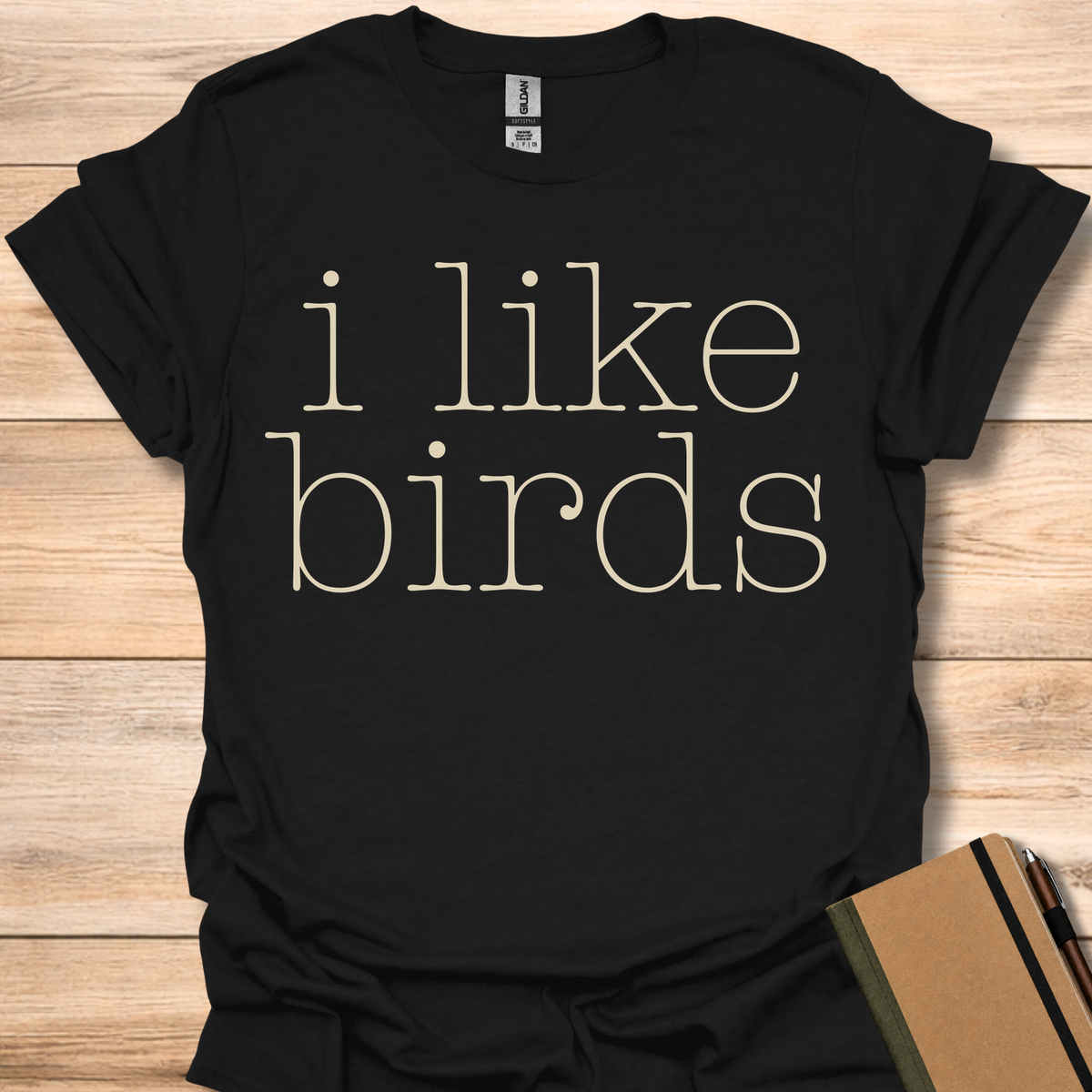 i like birds - Black